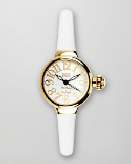 miami beach by glam rock small round silicone watch gold $ 195