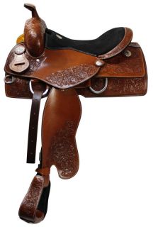  Pleasure/ Trail Saddle by Double T NEW in MED OIL Tack 89 Horse Tack