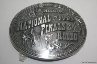 Hesston Belt Buckle 1995 National Finals Rodeo   New Unopened NFR 95