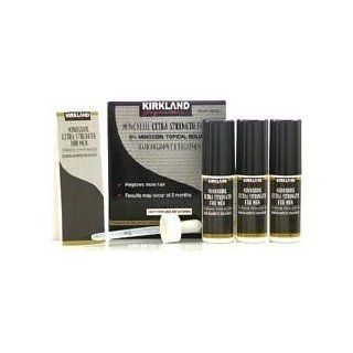 Minoxidil 5% Extra Strength Hair Regrowth for Men, 3 Count
