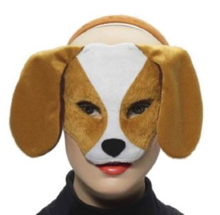 Forum Novelties Deluxe Plush Puppy Dog Animal Half Mask