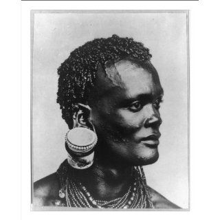 Historic Print (M) [Bust portrait of African man with jam