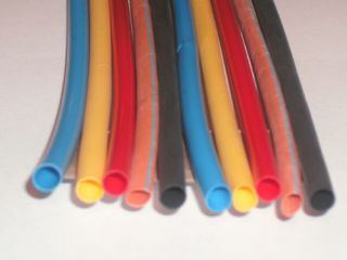 Heat Shrink Tubing 3 16 7 Assorted Tube Colors SXTZ 3 1 2 Feet 7