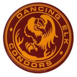 Juno Dancing Elk Condors Cross Country Team Logo Sticker  