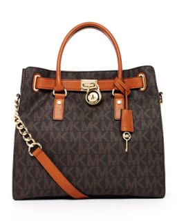 MICHAEL Michael Kors Hamilton Large Tote, Vanilla   