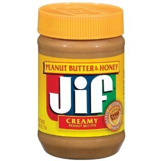 Jif Creamy Peanut Butter & Honey, 18 Ounce (Pack of 6) 