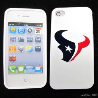 Houston Texans Rubber Silicone Skin Case Phone Cover for Apple iPhone