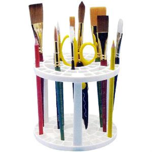  Brush Organizer 44 Hole Plastic Stand for Art Hobby & Office Supplies