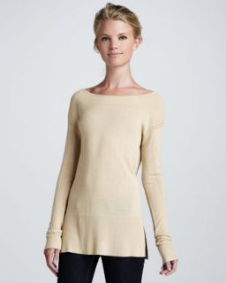 Boat Neckline Sweater  