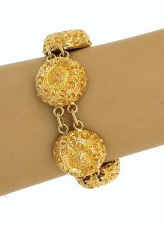 Beautiful 14k Gold Hefty Stylish Ladies Bracelet