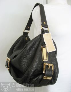 Michael Kors Heidi Brown Large Leather Shoulder Bag