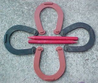 Vintage Sportcraft Rubber Horseshoe Toss Outdoor Game Collectible Toy