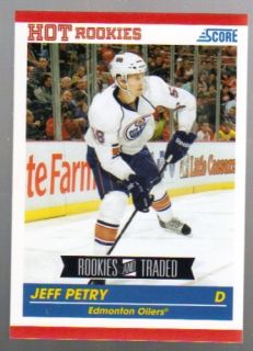 score nhl hockey trading cards 2010 11 rookies and traded