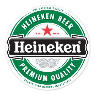 Heineken Beer Sign car bumper sticker decal 4 x 4