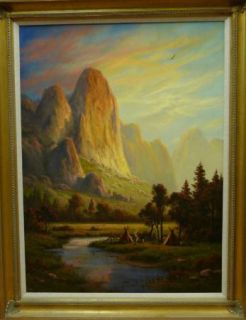 Heinie Hartwig Original Oil Painting  Sentinel Rock 