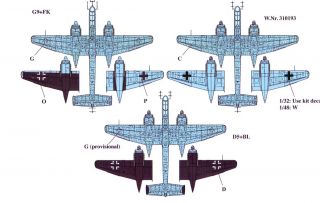 EagleCals Decals 1/32 HEINKEL He 219 UHU German Night Fighter