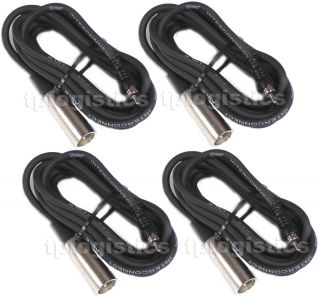 Hosa 15 ft XLR Male to RCA Male Pro Unbalanced Patch Cable XRM 115 New