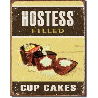 Hostess   Filled Cupcakes Metal Tin Sign 12.5W x 16H