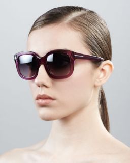  available in shiny violet $ 380 00 tom ford christophe oversized