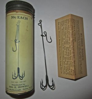 Howells Texas Angler Small Size Gaff Hook Lure New In Box TX 1928