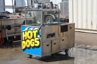 Hot Dog Cart Trailer Kiosk Mobile Hot Dog Concession Stand