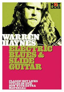  Blues and Slide Guitar Warren Haynes Hot Licks DVD HL 14035578