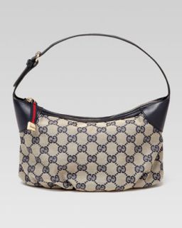 gucci plisse sling cosmetic case blue $ 385