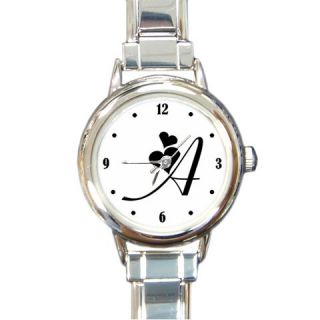 Personalize Initial Name Hot Ladies Italian Charm Watch