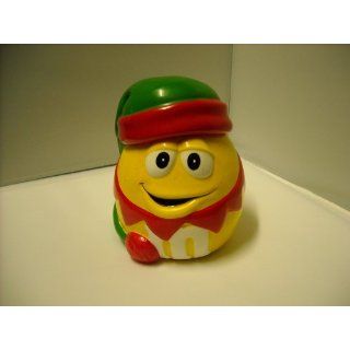 M&Ms Yellow As Elf Christmas Candy Jar New Without Tag