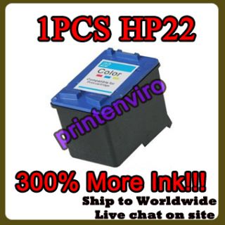 HP 22 Colour Ink Cartridge HP Deskjet F2188 F300 D24
