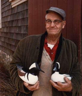 Holger G. Smith Massachusetts Folk Art Hand Carved Canada Goose Decoy