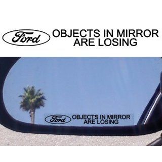 Mirror Decals  OBJECTS IN MIRROR ARE LOSING for FORD GT 500 40