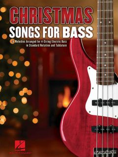 Christmas Songs for 4 String Bass Guitar Tab Sheet Music Hal Leonard
