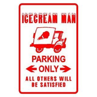 ICECREAM MAN PARKING ice cream music sign