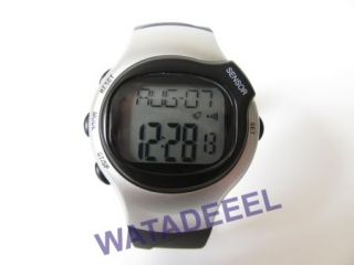 New Pulse Heart Rate Monitor Calories Counter Fitness Watch Silver 04