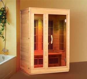 Saunagen 2 Person Infrared Sauna w Carbon Fiber Heater