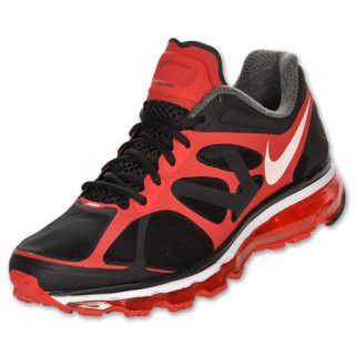 Nike Air Max+ 2012 Mens Running Shoes Black/Action