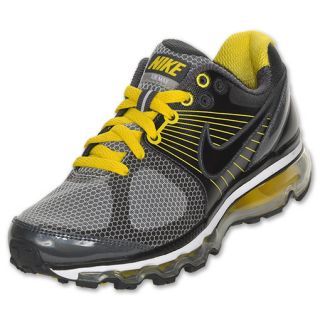 Nike Air Max+ 2010 Kids Running Shoe Black/Yellow