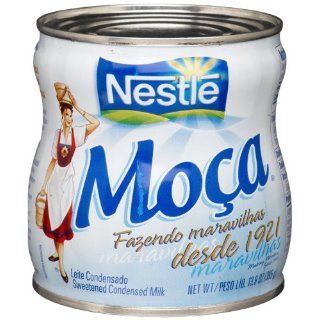 Brex Nestle Moca Condensed Milk, 13.9 Ounce Tins (Pack of 6) 