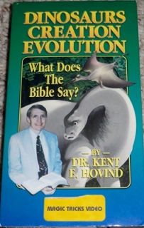 Kent Hovind What Does the Bible Say? Creation Evolution Dinosaur Bible