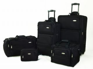 Samsonite 5 Piece Nested Luggage Set, Black Clothing