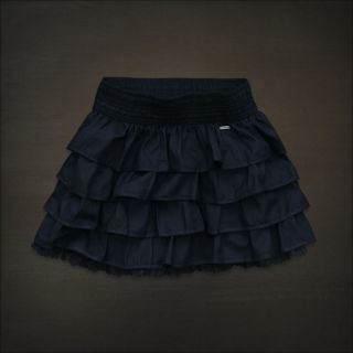 Hollister Women Bettys Tiered Ruffle Lace Mini Skirt Hobson NWT