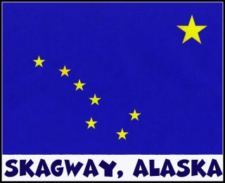  Skagway Alaska Souvenir Tote Bag 3 Colors Available