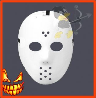 White Hockey Jason Voorhees Mask Friday 13th Halloween
