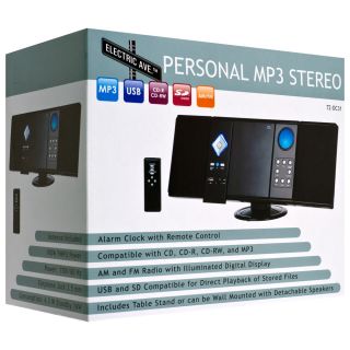 Northwest Alarm Clock Personal  Stereo CD Music Player Radio Remote