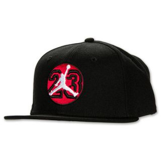 Jordan Retro 13 Fitted Hat Black/Gym Red