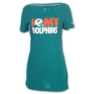 Nike Miami Dolphins Team Dedication Womens NFL Tee Shirt