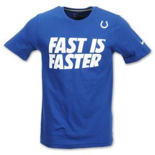 Nike Indianapolis Colts NFL Fast is Faster Mens Tee Shirt