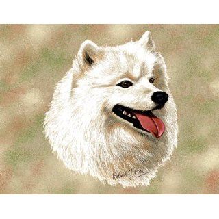 Pure Country 1194 LS Samoyed Pet Blanket, Canine on Beige