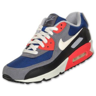 Womens Nike Air Max 90 Running Shoes Black/Grey